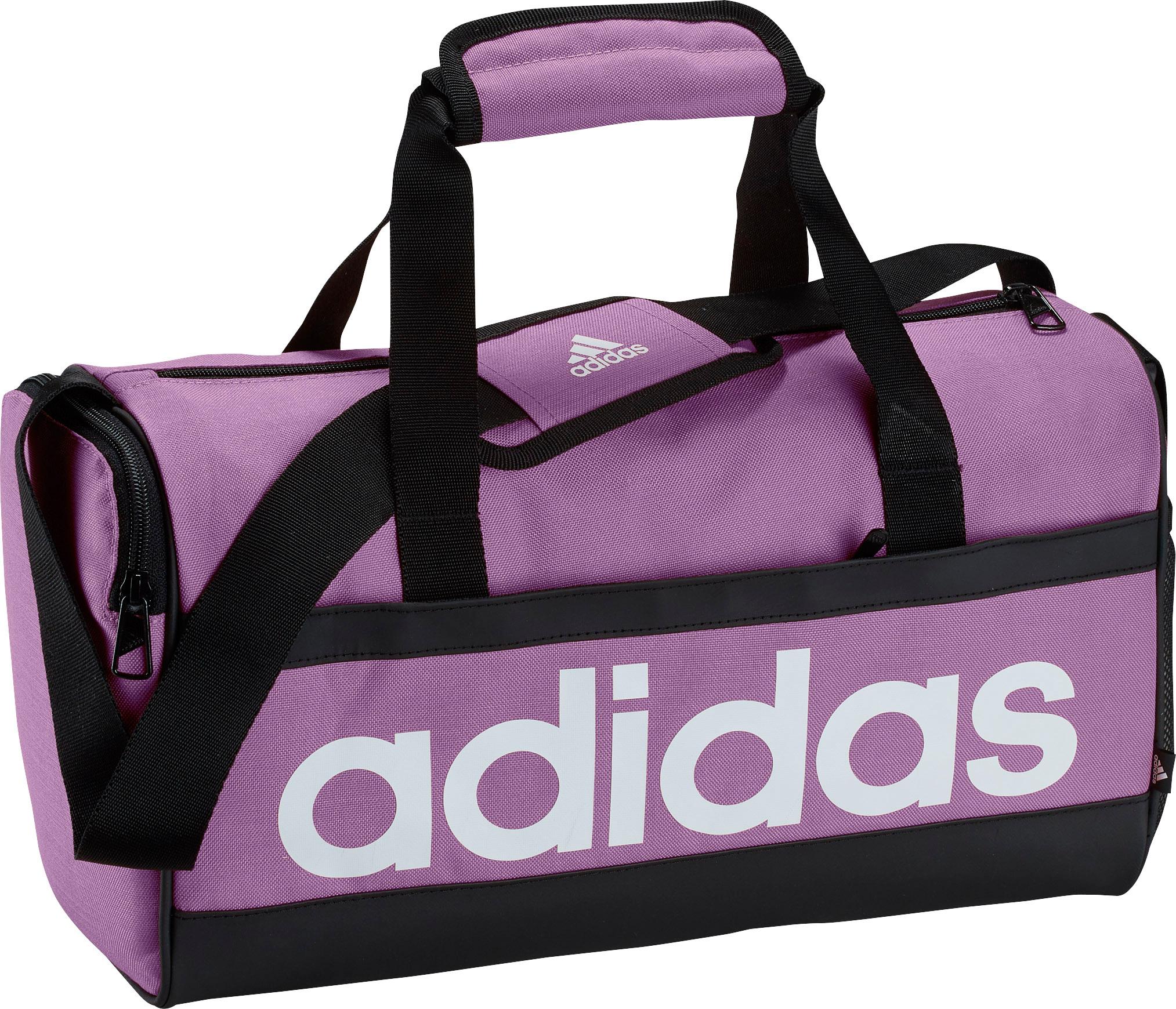 Adidas LINEAR DUFFEL Sporttasche Kinder preloved purple white im Online Shop von SportScheck kaufen