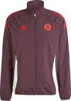 adidas FC Bayern M&uuml;nchen Prematch Trainingsjacke Herren - shadow maroon-red