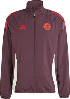 adidas FC Bayern München Prematch Trainingsjacke Herren shadow maroon-red