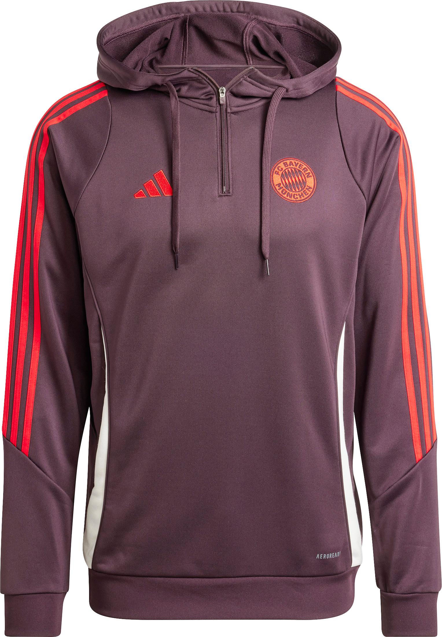 Adidas FC Bayern Munchen Hoodie Herren shadow maroon red im Online Shop von SportScheck kaufen