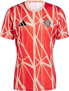 adidas FC Bayern München Prematch Fanshirt Herren red