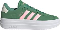 adidas VL COURT BOLD Sneaker Damen preloved green-pink spark-ivory