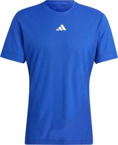 adidas AIRCHIL PRO Tennisshirt Herren lucid blue-black