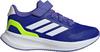 adidas RUNFALCON 5 EL C Laufschuhe Kinder - lucid blue-ftwr white-cobalt blue