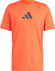 adidas Training CAT T-Shirt Herren bright red