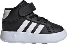 adidas GRAND COURT MID Sneaker Kinder core black-ftwr white-core black