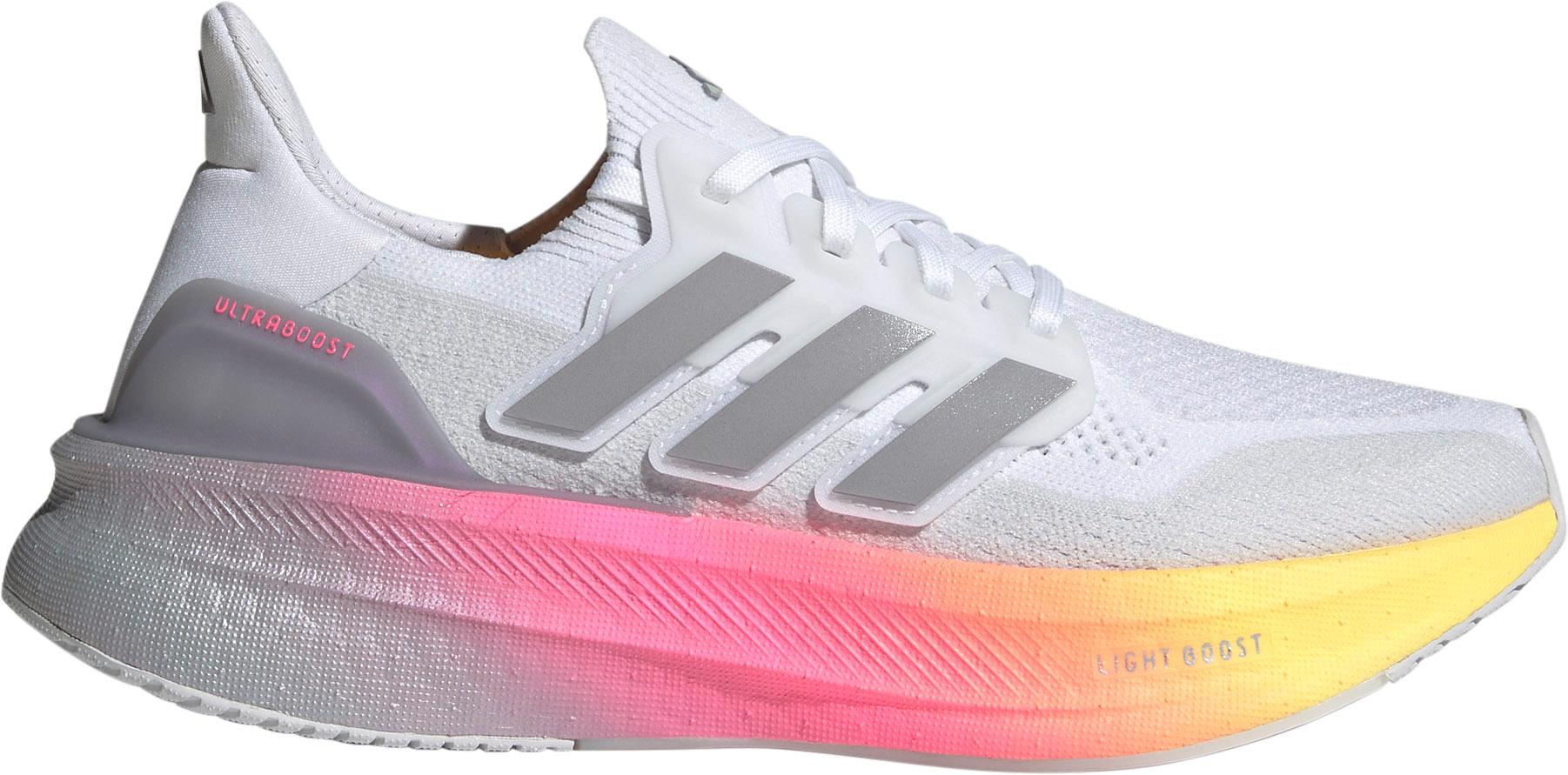 Adidas shoes grey pink best sale