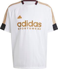 adidas Tiro T-Shirt Herren white-black-team victory red-st tan