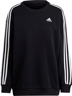 adidas 3S Sweatshirt Damen black-white