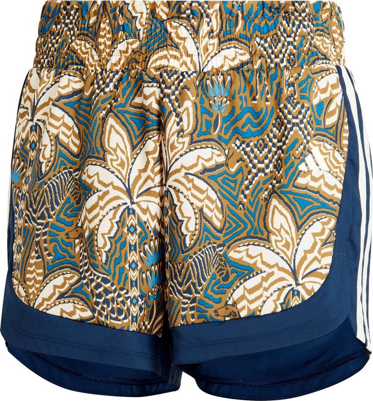 adidas adidas FARM Funktionsshorts Damen - crystal sand-bronze strata-focus blue - 0 | SportScheck