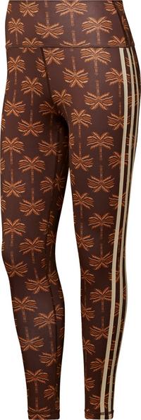 adidas FARM Tights Damen - mystery brown-fox red-easy yellow
