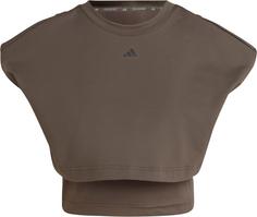 adidas POWER BOXY Funktionstank Damen shadow olive