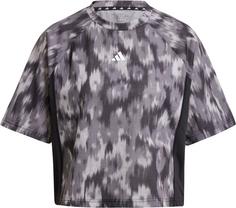 adidas FLOWER Funktionsshirt Damen black