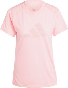 adidas Training-Essentials Logo Funktionsshirt Damen semi pink spark-pink spark