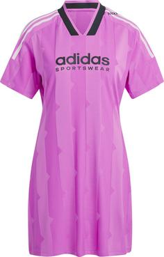 adidas Tiro Kurzarmkleid Damen purple burst