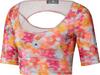adidas STELLA MCCARTNEY Croptop Damen - active gold-real pink-clear onix