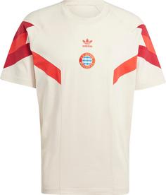 adidas FC Bayern München Fanshirt Herren linen