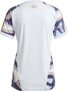 Rückansicht von adidas Pride Funktionsshirt Damen halo blue-purple burst-pink spark