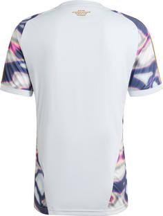 Rückansicht von adidas Pride Funktionsshirt Herren halo blue-purple burst-pink spark