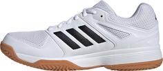 Rückansicht von adidas Speedcourt Hallenschuhe Damen ftwr white-core black-gum