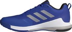 Rückansicht von adidas Novaflight 2 Hallenschuhe Herren lucid blue-matte silver-ftwr white