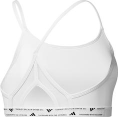 Rückansicht von adidas AERCT Sport-BH Damen white