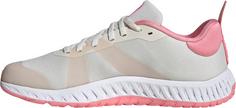 Rückansicht von adidas EVERYSET TRAINER Fitnessschuhe Damen chalk white-iron met-lucid pink