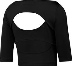 Rückansicht von adidas STELLA MCCARTNEY Croptop Damen black