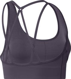 Rückansicht von adidas STELLA MCCARTNEY Sport-BH Damen trace purple