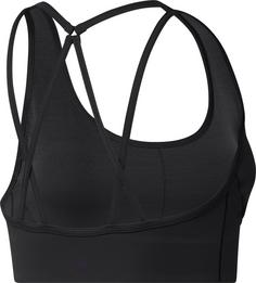 Rückansicht von adidas STELLA MCCARTNEY Sport-BH Damen black