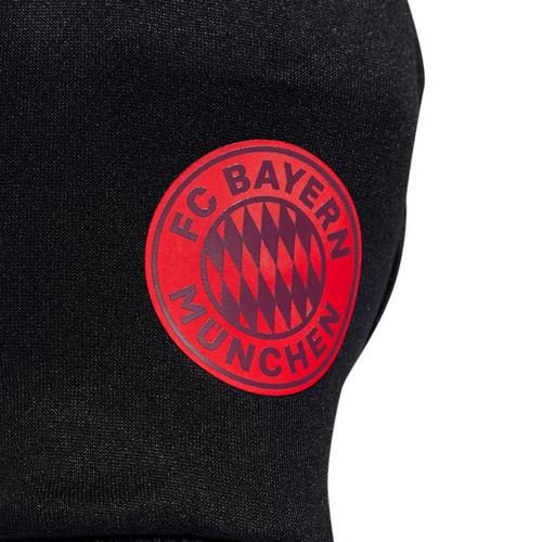 Rückansicht von adidas FC Bayern München Fingerhandschuhe black-red