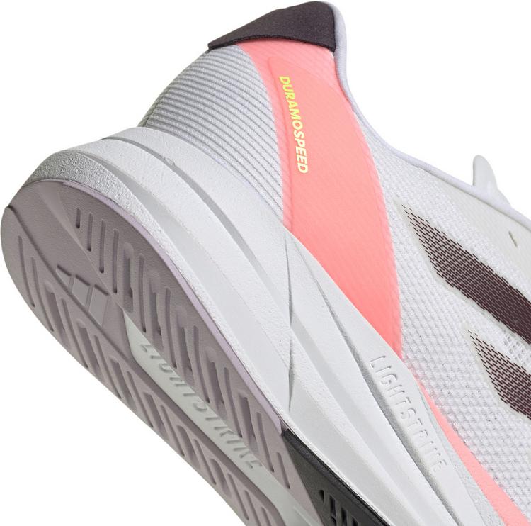 adidas adidas DURAMO SPEED Laufschuhe Herren - ftwr white-aurora met-solar red - 4 | SportScheck
