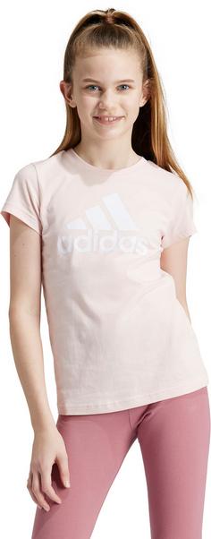 Rückansicht von adidas T-Shirt Kinder sandy pink-white