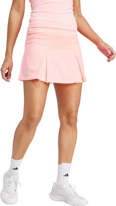 Rückansicht von adidas Club Tennisrock Damen pink spark