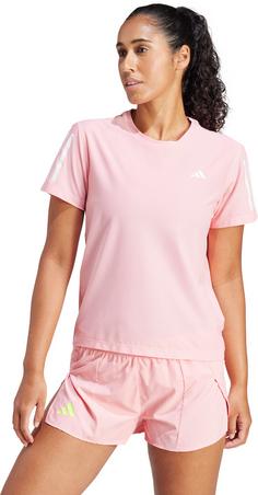 Rückansicht von adidas OWN THE RUN Funktionsshirt Damen semi pink spark