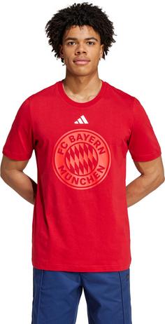 Rückansicht von adidas FC Bayern München Fanshirt Herren team power red