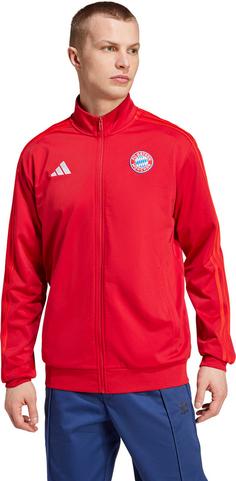 Rückansicht von adidas FC Bayern München Sweatjacke Herren team power red