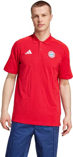 Rückansicht von adidas FC Bayern München Fanshirt Herren team power red