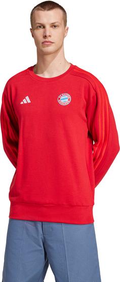 Rückansicht von adidas FC Bayern München Sweatshirt Herren team power red