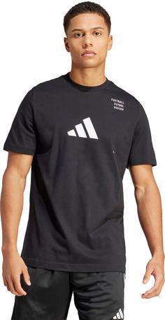 Rückansicht von adidas Cat T-Shirt Herren black