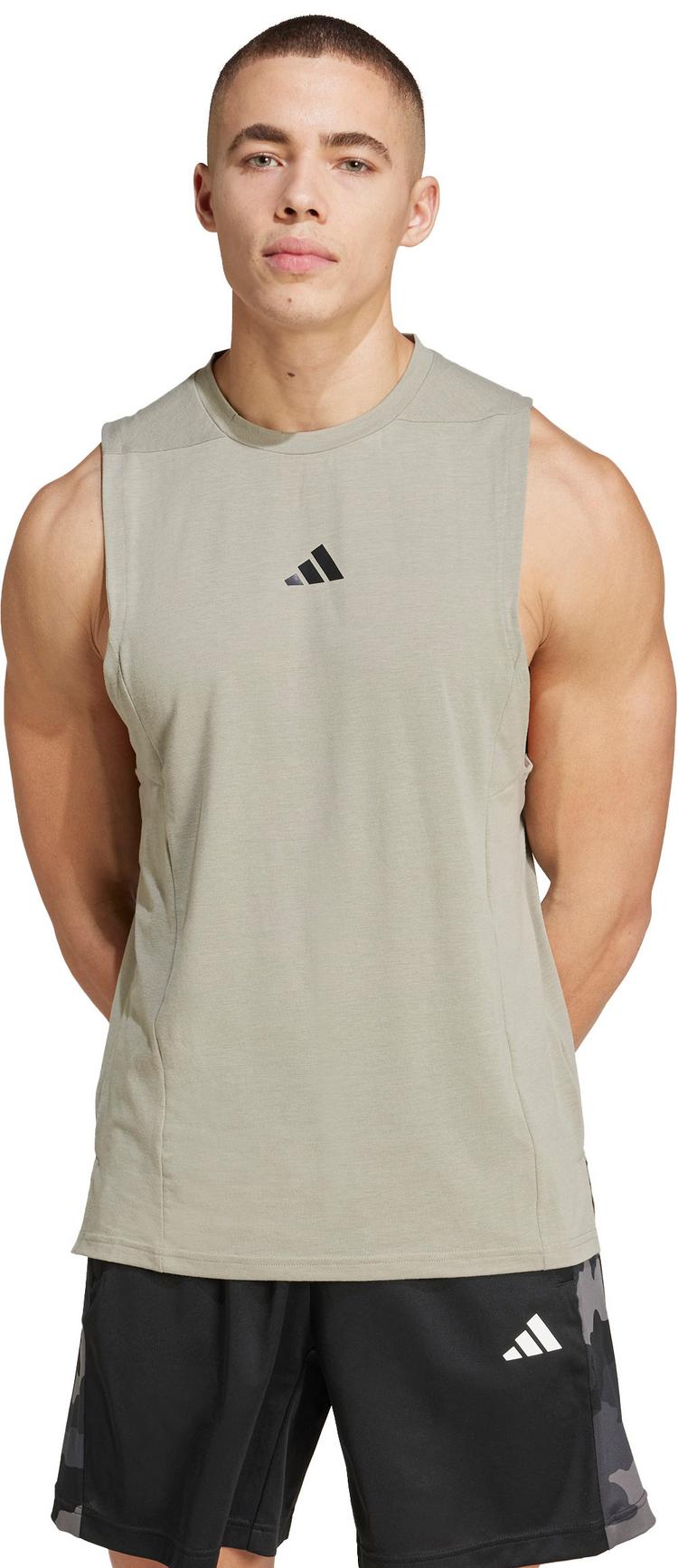 adidas adidas D4T Funktionstank Herren - silver pebble - 0 | SportScheck