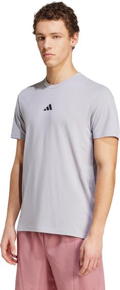 Rückansicht von adidas D4T Funktionsshirt Herren glory grey melange