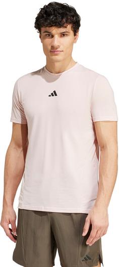 Rückansicht von adidas D4T Funktionsshirt Herren sandy pink melange