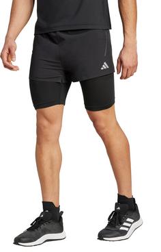 Rückansicht von adidas Funktionsshorts Herren black