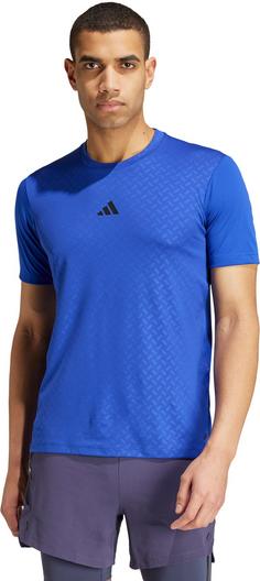 Rückansicht von adidas Power Funktionsshirt Herren semi lucid blue