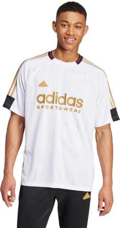 Rückansicht von adidas Tiro T-Shirt Herren white-black-team victory red-st tan