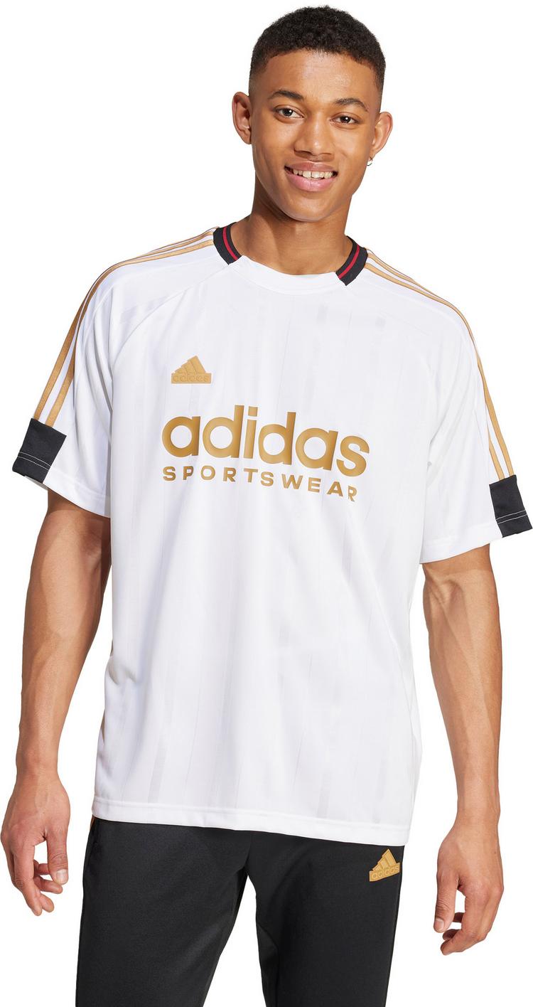 adidas adidas Tiro T-Shirt Herren - white-black-team victory red-st tan - 0 | SportScheck