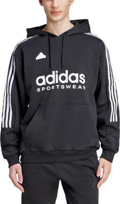 Rückansicht von adidas Tiro Hoodie Herren black-white