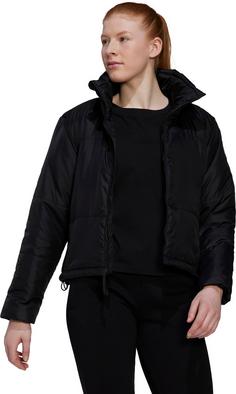 Rückansicht von adidas Steppjacke Damen black