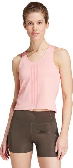 Rückansicht von adidas POWER REVERS Funktionstank Damen semi pink spark